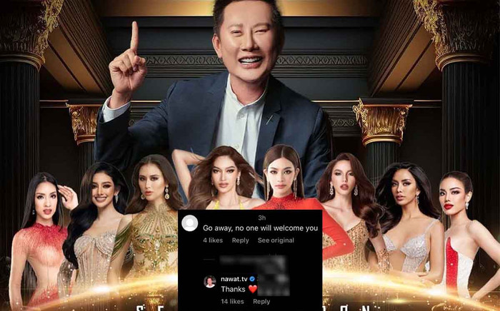 Mr.Nawat đáp trả bình luận khiếm nhã của một fan sắc đẹp Việt Nam, netizen thở dài: Văn minh lên nào! Ảnh 2