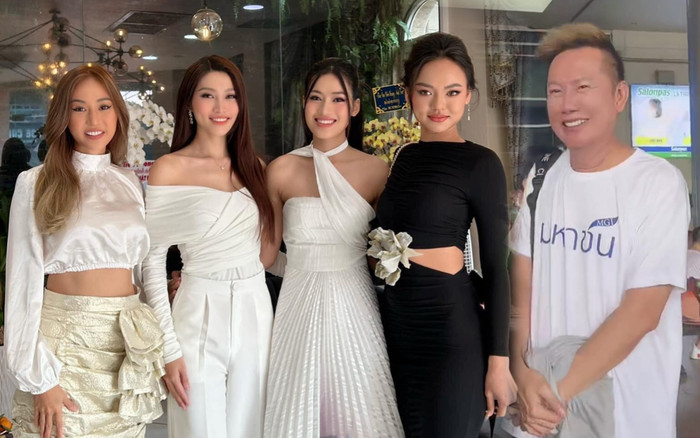 Mr. Nawat đến Việt Nam: Thiên Ân vắng mặt, Mai Ngô như bà sui gia đi ăn hỏi Ảnh 2