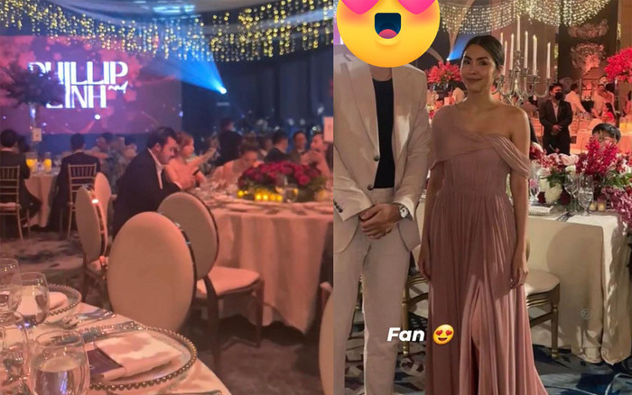 Không gian tiệc cưới Linh Rin - Phillip Nguyễn: Phủ đầy hoa tươi, nhan sắc Tăng Thanh Hà chiếm sóng Ảnh 2