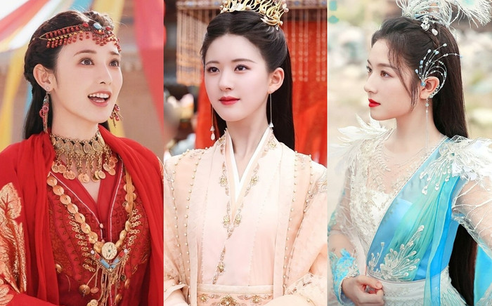 So kè nhan sắc dàn sao Cbiz vào vai công chúa: Bành Tiểu Nhiễm tiễn Triệu Lộ Tư ra 'chuồng gà' Ảnh 2