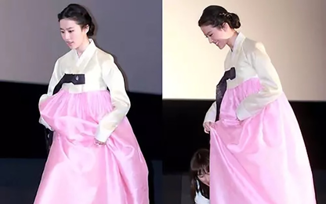 Hình ảnh Lưu Diệc Phi mặc hanbok từ 10 năm trước bỗng 'hot' trở lại: Đúng là quốc bảo nhan sắc Ảnh 2