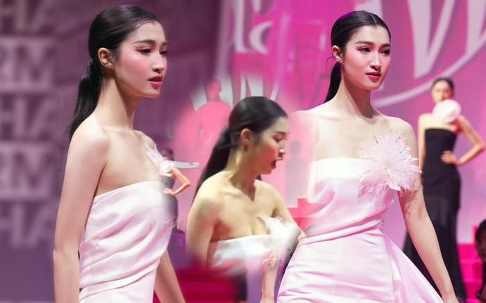 Lần đầu làm vedette, Á hậu Phương Nhi suýt vấp té: Thái độ sau đêm diễn mới đáng chú ý Ảnh 2