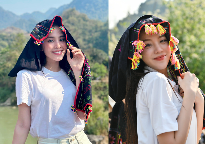 Đôi mắt có lẽ là yếu điểm của đương kim Hoa hậu Việt Nam, cô rạng rỡ nhưng vô tình lại khiến gương mặt bị mất nét cuốn hút hơn so với đàn chị Tiểu Vy. Về phần mỹ nhân Hội An, Tiểu Vy chứng minh được danh hiệu 'nhan sắc ngàn năm có một' là không sai, khi nàng hậu sinh năm 2000 chỉ cần mỉm nhẹ môi cũng đủ gây thương nhớ.