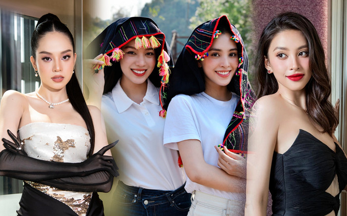 Khi hai hoa hậu 'tỉ lệ vàng' đọ sắc: Thanh Thuỷ 'sửa mũi' vẫn lép vế trước Tiểu Vy? Ảnh 2