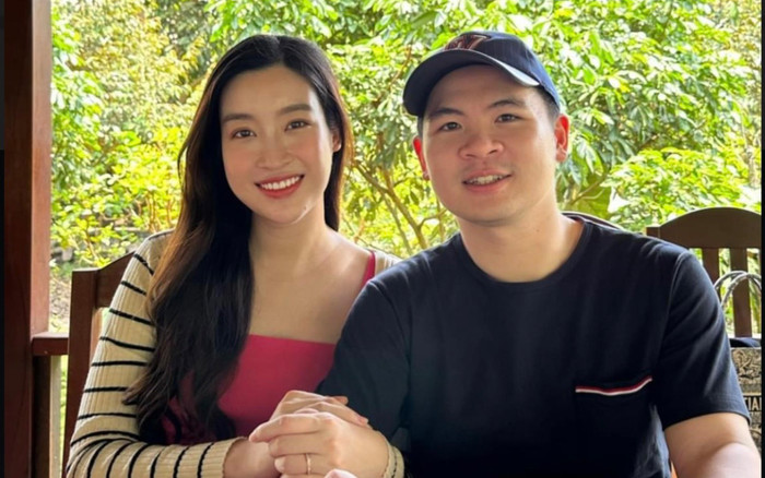 Giữa tin đồn mang thai con đầu lòng, Đỗ Mỹ Linh cùng chồng đi du lịch, tướng phu thê cả hai càng rõ Ảnh 2