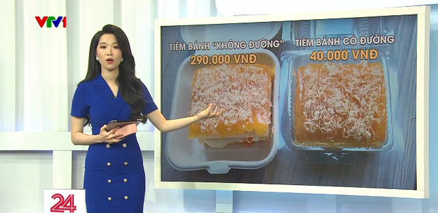 Dù hàm lượng đường gần như nhau, nhưng những tiệm bánh gắn mác 'không đường' đã thổi giá cáo gấp nhiều lần bánh có đường