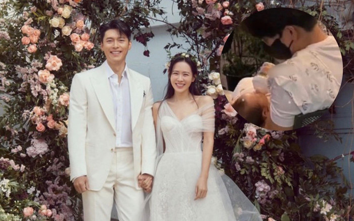 Giữa tin đồn rạn nứt tình cảm, xuất hiện khoảnh khắc Hyun Bin cưng nựng quý tử đầu lòng, sự thật ra sao? Ảnh 2