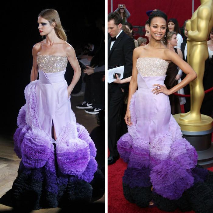  Mặc cùng một thiết kế, sao Hollywood 'chặt đẹp' dàn mẫu catwalk mình dây Ảnh 12