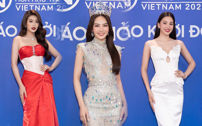 Tiểu Vy, Thiên Ân 'đè bẹp' Mai Phương trên thảm đỏ: Không biết ai mới là nhân vật chính? Ảnh 2