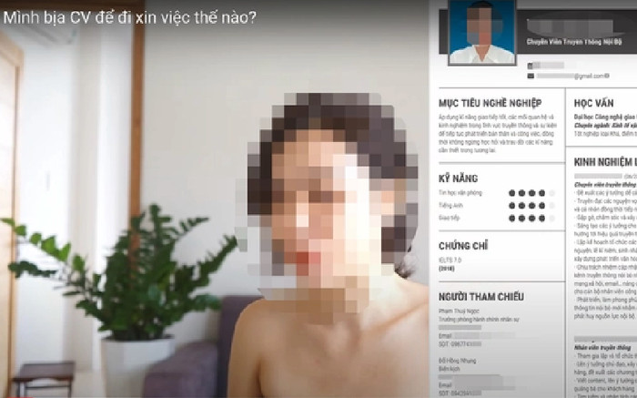 Cô gái chỉ cách 'kiếm chác' từ bạn hẹn hò từng tạo content 'rác': Hướng dẫn bịa CV để xin việc! Ảnh 2