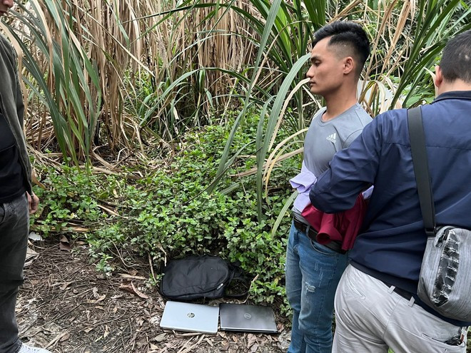 Đối tượng bị cơ quan chức năng bắt giữ.