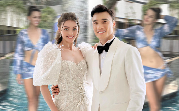 Vợ Bùi Tiến Dũng diện bikini khoe vòng eo 'con kiến', bị chồng nói một câu khiến chính chủ đỏ mặt Ảnh 2
