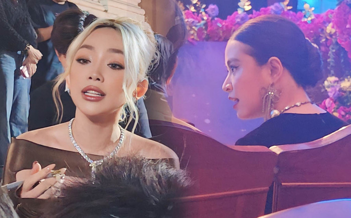 Giải cống hiến 2023: Tóc Tiên nhan sắc hoàn hảo trước cam thường, Hoàng Thùy Linh đến muộn Ảnh 2