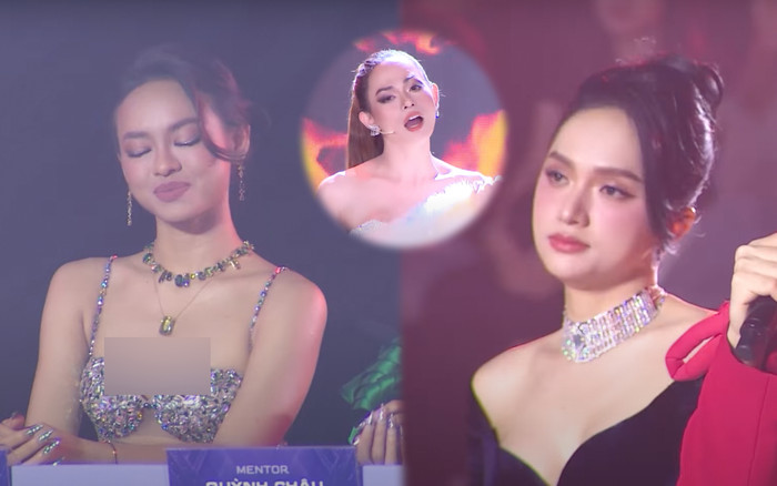 Hương Giang - Mai Ngô 'đơ như xịt keo' khi xem thí sinh hoa hậu chuyển giới trình diễn Ảnh 2