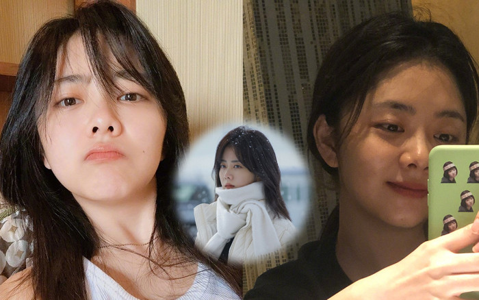 Mặt mộc 'thất thường' của Đàm Tùng Vận: Lúc đen nhẻm, lúc trắng tươi? Ảnh 2