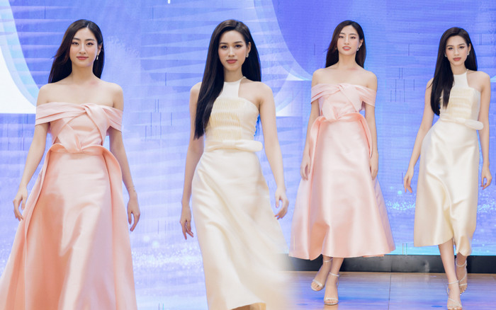 Lương Thuỳ Linh, Đỗ Hà so tài catwalk, netizen chỉ chăm chú vào hai đôi chân: Nhìn phát mê liền Ảnh 2