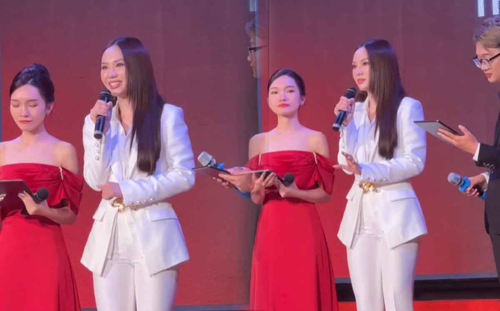 Hoa hậu Mai Phương ghi điểm với màn thuyết trình 'nuốt mic': Đang dần lấy lại được hình ảnh Ảnh 2