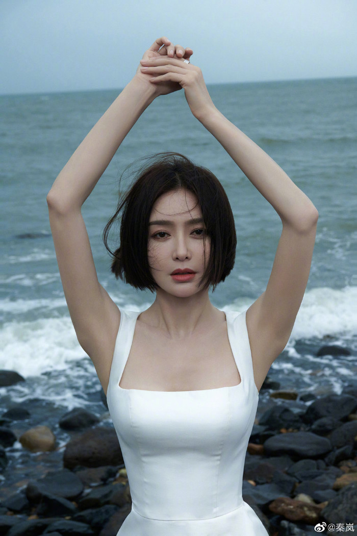 Tần Lam xinh đẹp ở độ tuổi 43, được khán giả dành nhiều lời khen. 