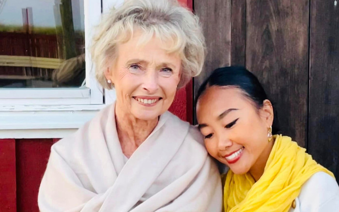 Mẹ chồng ngoại quốc Đoan Trang hơn 80 tuổi vẫn như minh tinh, tiết lộ quan hệ mẹ chồng nàng dâu Ảnh 2