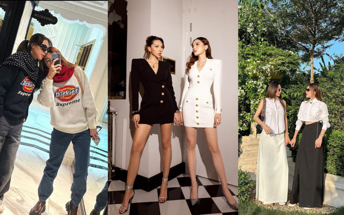 Kỳ Duyên, Minh Triệu và những lần diện đồ đôi sang 'hết nấc' Ảnh 2