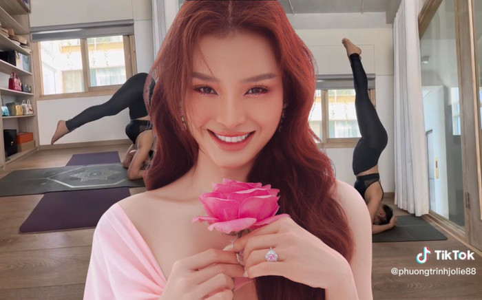 Phương Trinh Jolie tập yoga với tư thế 'trồng chuối', netizen: 'Xem mà hồi hộp' Ảnh 2