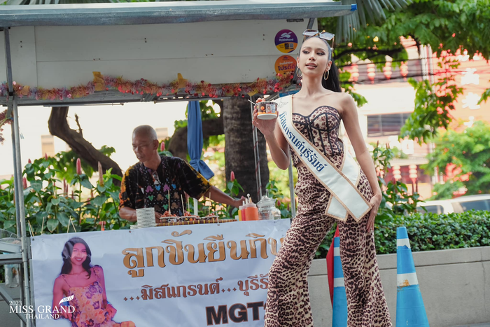 Bó tay với trang phục dân tộc 'thô thiển' của Miss Grand Thailand: Che thân bằng giấy? Ảnh 8