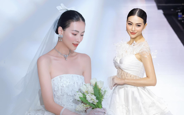 Hoa hậu Phương Khánh bất ngờ tung ảnh mặc váy cô dâu, showbiz Việt sắp có đám cưới lớn? Ảnh 2