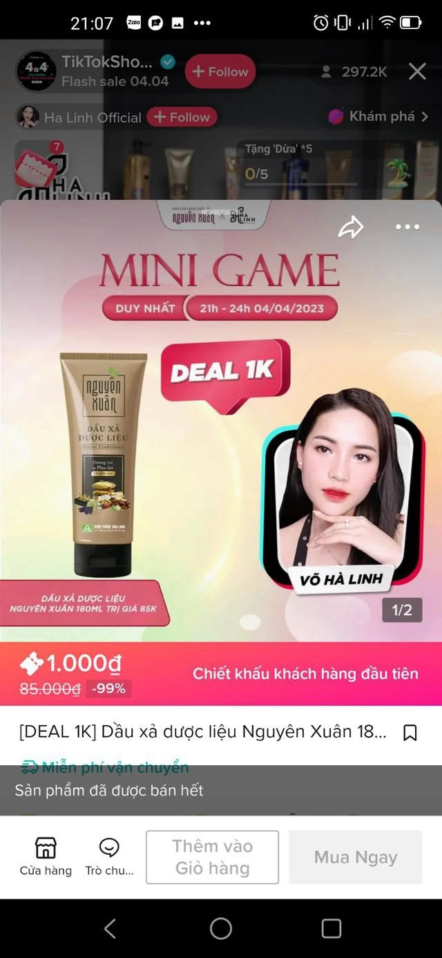 Buối livestream mới đây nhất tiếp tục đạt kỷ lục dù gây nhiều tranh cãi trái chiều