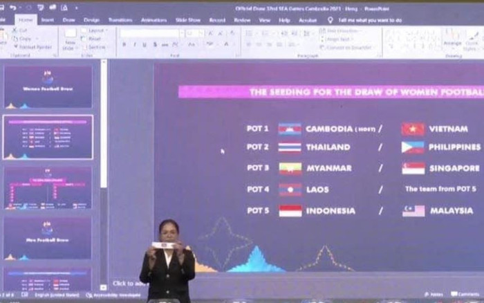 Sự cố lộ slide ở lễ bốc thăm môn bóng đá SEA Games 32 và kết quả khó tin cho U22 Việt Nam Ảnh 2