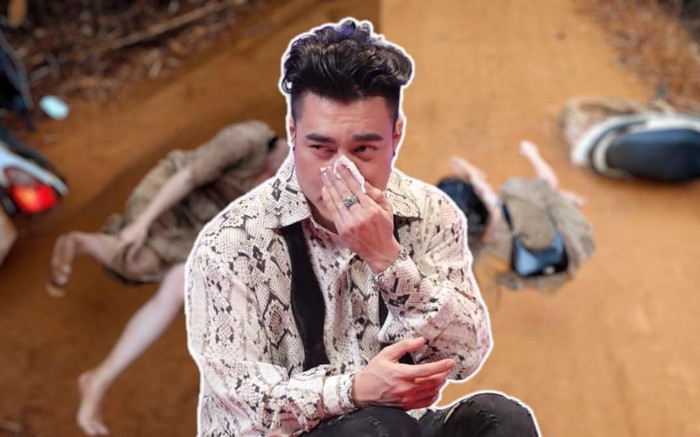 Vợ chồng Lê Dương Bảo Lâm gặp tai nạn, ngã sõng soài trên đường Ảnh 2