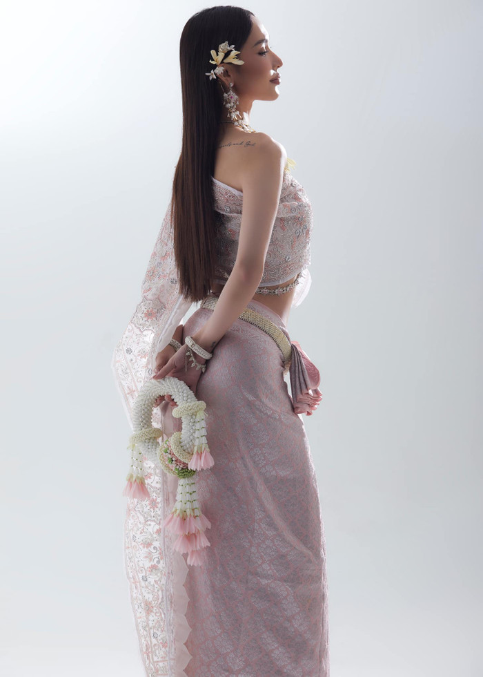  Mỹm Trần đẹp chuẩn con gái Thái: Bê nguyên outfit này nối gót Trân Đài cũng ổn áp chứ? Ảnh 5