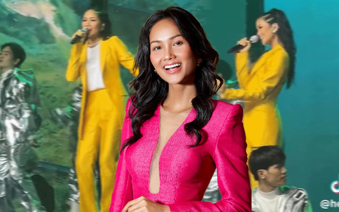 H'Hen Niê bất ngờ chạy show ca nhạc với sân khấu hoành tráng: Giọng hát khiến dân mạng khen nức nở Ảnh 2