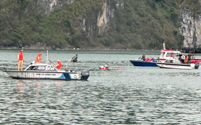 Tìm thấy nạn nhân cuối cùng của vụ rơi trực thăng Bell 505 trên vịnh Hạ Long Ảnh 2