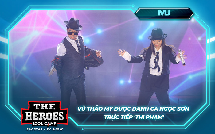 'Lột xác' với phong cách Michael Jackson, Vũ Thảo My được danh ca Ngọc Sơn trực tiếp 'thị phạm' Ảnh 2