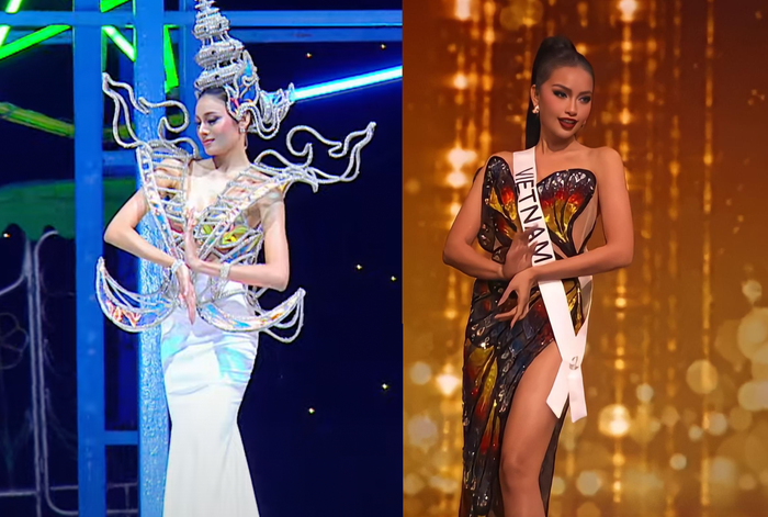  Lotus Walk của Ngọc Châu xuất hiện trên sân khấu Miss Grand Thailand, đỉnh cao Hoàn vũ là đây! Ảnh 2