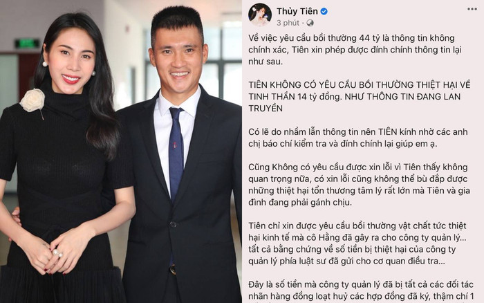Thủy Tiên đính chính số tiền yêu cầu bà Hằng bồi thường, viết 'tâm thư' dài khẳng định một điều Ảnh 2