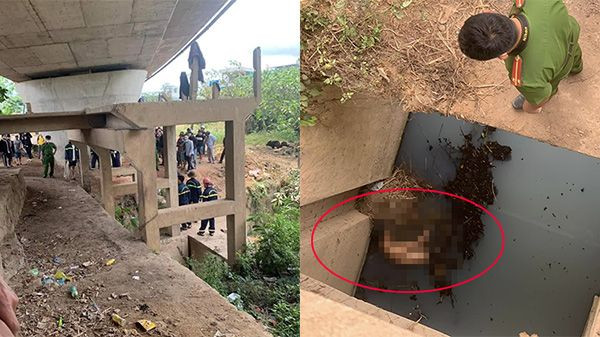  Ngó xuống bên dưới mương thoát nước, người dân phát hiện cảnh tượng kinh hãi Ảnh 2