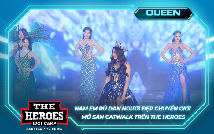 Nam Em rủ dàn người đẹp chuyển giới mở sàn catwalk trên sân khấu The Heroes Ảnh 2