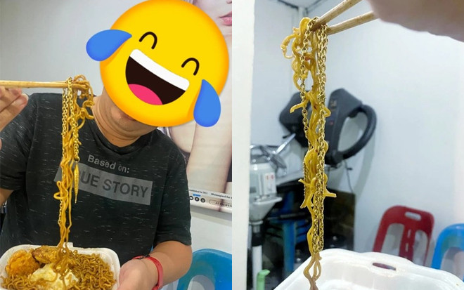 Mua hộp mì xào vài chục, người đàn ông không ngờ gắp ra được cả 'báu vật' Ảnh 2