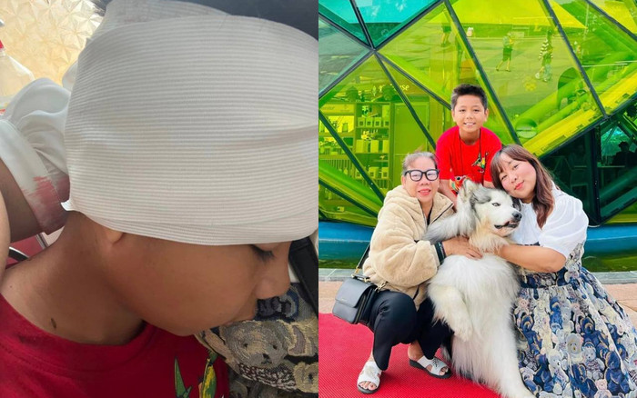 Nhóc tỳ của nữ diễn viên Vbiz phải cấp cứu gấp trong chuyến du lịch: 'Mẹ khóc không ngừng, thương con!' Ảnh 2