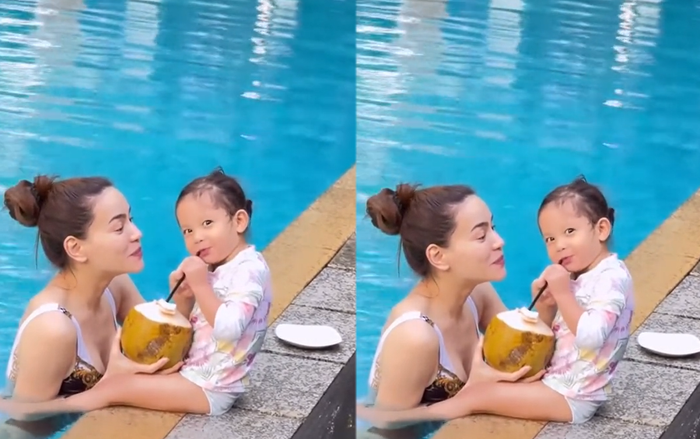 Ái nữ Hồ Ngọc Hà khiến cộng động mạng 'tan chảy'.