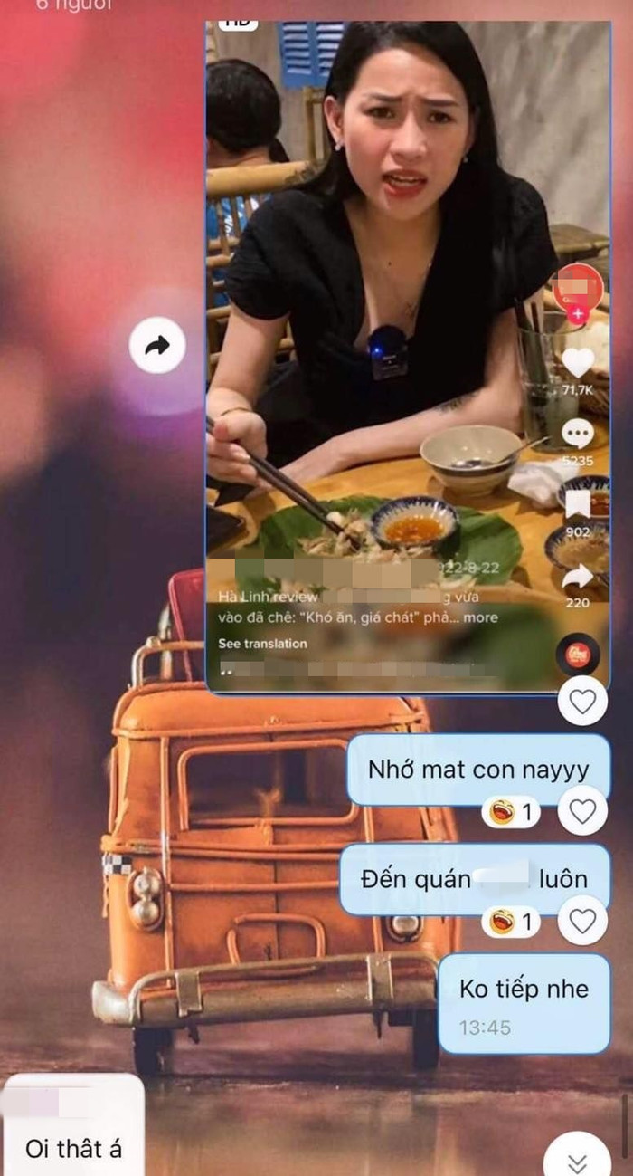 Hà Linh bị một chủ quán tẩy chay, tuyên bố 'không tiếp'