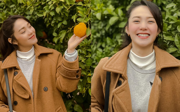 Visual mẹ bầu của Minh Hằng: Soi cận mà choáng, nhìn nụ cười là biết hạnh phúc cỡ nào Ảnh 2