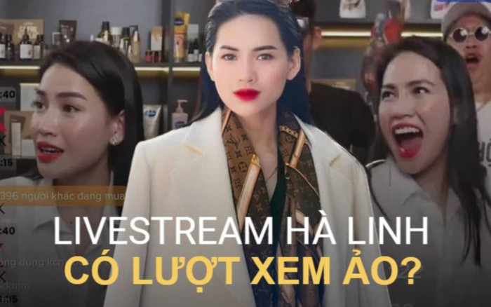 Phát hiện bất thường về số mắt xem ở livestream của Hà Linh, con số thực tế có phải 300 nghìn? Ảnh 2