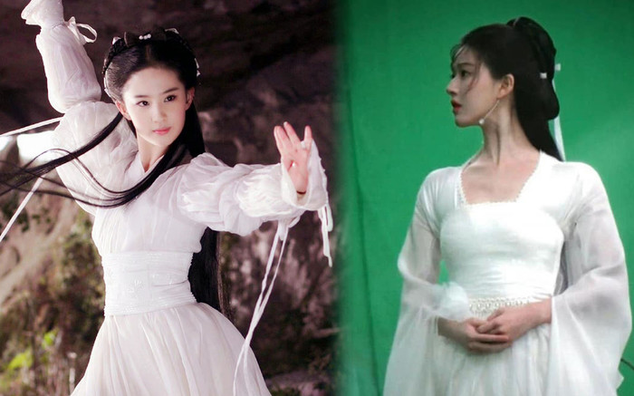 Tạo hình bạch y của Triệu Lộ Tư ở Thần Ẩn được khen đẹp như 'Tiểu Long Nữ' Lưu Diệc Phi Ảnh 2