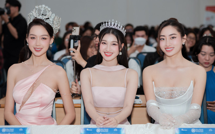 Hoa hậu Bảo Ngọc - Lương Thùy Linh - Phương Nhi nói gì về quan điểm hoa hậu là 1 nghề? Ảnh 2