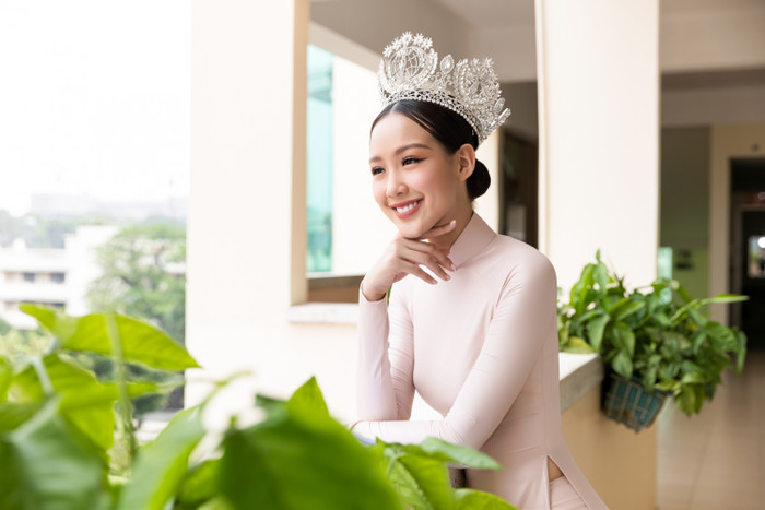  Hoa hậu Thanh Thủy cao 1m75 nhưng đứng cạnh Bảo Ngọc cũng bị nuốt chửng như thường Ảnh 6