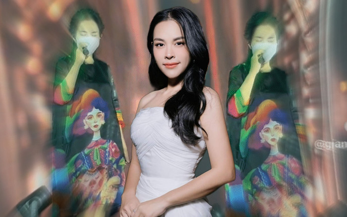 Quốc Nghiệp 'quay lén' Ngọc Mai trên sân khấu: Lớp khẩu trang không che được giọng hát 'khủng'! Ảnh 2