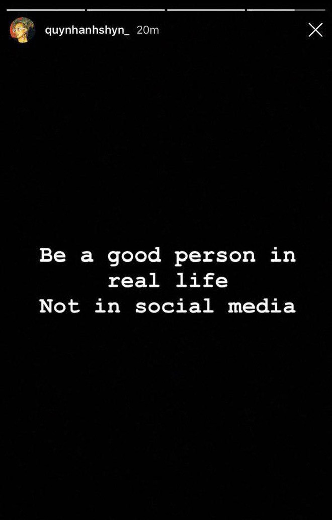 Quỳnh Anh Shyn từng đăng trạng thái ám chỉ việc Chi Pu là người bạn không tốt.