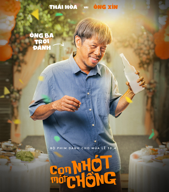 Con Nhót Mót Chồng tung poster đầy đủ: Thu Trang - Thái Hòa bị một nhóm nhạc đình đám giật hết spotlight Ảnh 1